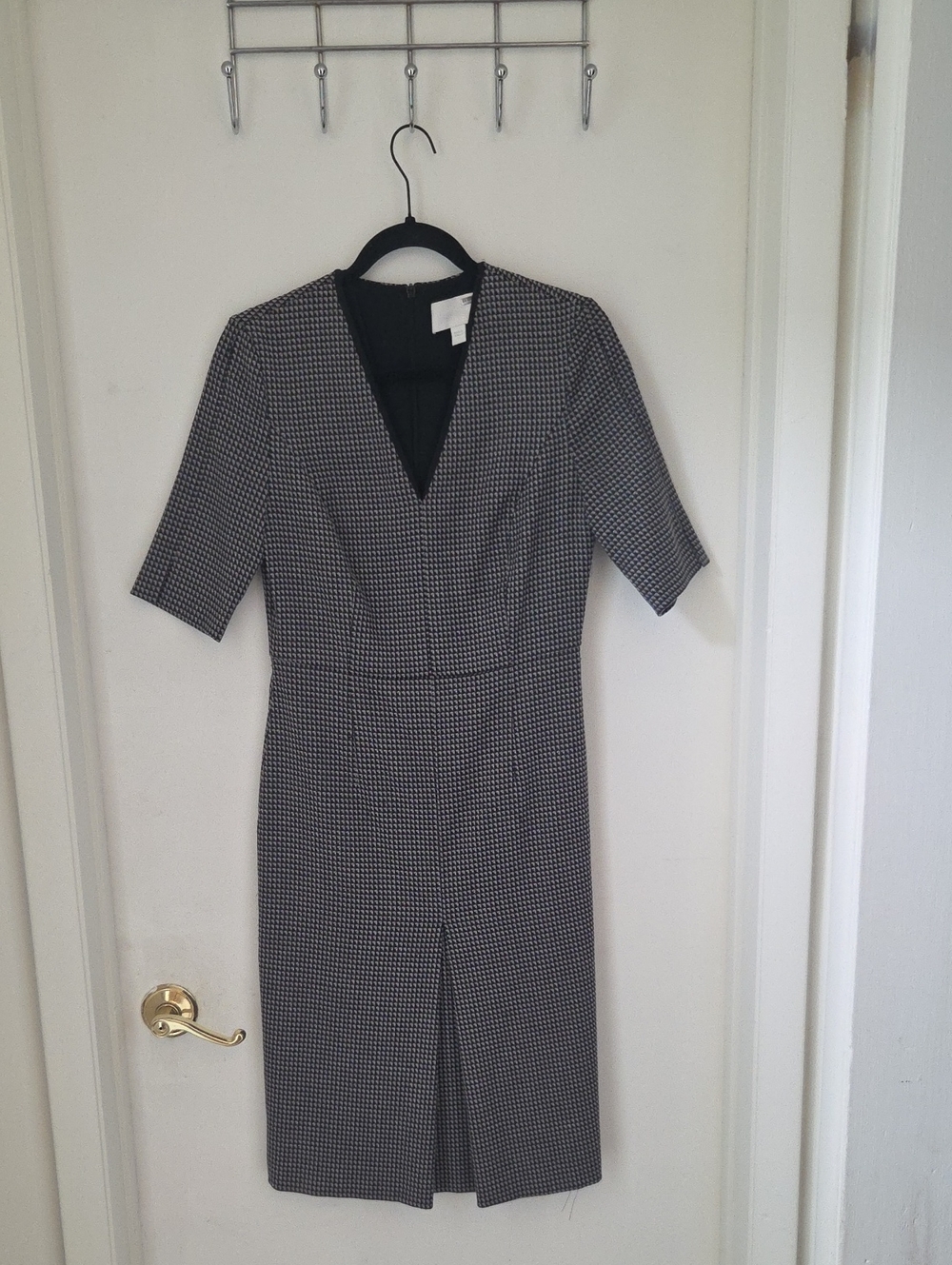 Boss V-Neck Midi Dress - Size 4